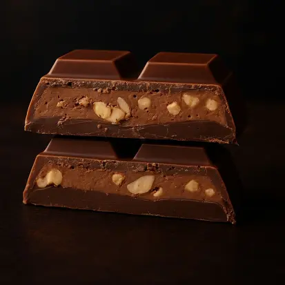 Barra ao leite com recheio cremoso de amendoim ZERO AÇÚCAR