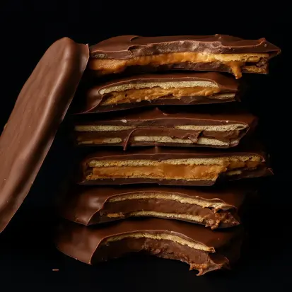 Bolacha de amendoim recheada com Nutella