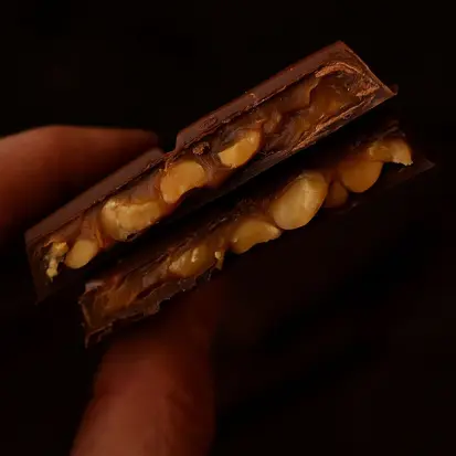 Barra ao leite com amendoim e doce de leite ZERO ACÚCAR